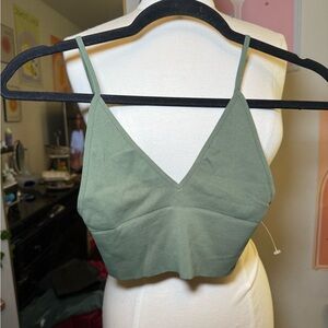 Free People Olive Camisole Top